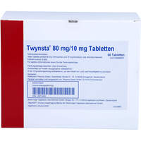 Twynsta 80mg/10mg Tabletten, 98 st, Pharma Gerke Arzneimittelvertriebs GmbH