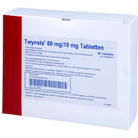 Twynsta 80mg/10mg Tabletten, 98 st, Pharma Gerke Arzneimittelvertriebs GmbH