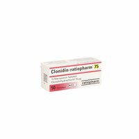 Clonidin-ratiopharm 75 Tabletten, 50 Stk., ratiopharm GmbH