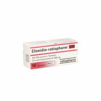 Clonidin-ratiopharm 300 Mikrogramm Tabletten, 50 Stk., ratiopharm GmbH Clonidin-ratiopharm 300 Mikrogramm Tabletten, 50 Stk., ratiopharm GmbH