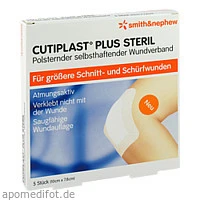 Cutiplast 10x7.8cm plus steril, 5 Stück, Smith & Nephew GmbH