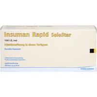 INSUMAN Rapid 100I.E./ml Solostar Fertigpen, 10x3 ml, Axicorp Pharma GmbH