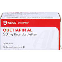 Quetiapin AL 50 mg Retardtabletten, 50 st, Aliud Pharma GmbH