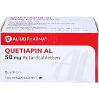 Quetiapin AL 50 mg Retardtabletten, 100 Stk., Aliud Pharma GmbH