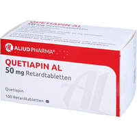 Quetiapin AL 50 mg Retardtabletten, 100 Stk., Aliud Pharma GmbH
