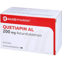 Quetiapin AL 200 mg Retardtabletten, 50 Stk., Aliud Pharma GmbH