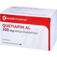 Quetiapin AL 200 mg Retardtabletten, 100 st, Aliud Pharma GmbH