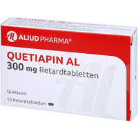 Quetiapin AL 300 mg Retardtabletten, 10 Stk., Aliud Pharma GmbH
