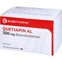 Quetiapin AL 300 mg Retardtabletten, 100 st, Aliud Pharma GmbH