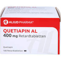 Quetiapin AL 400 mg Retardtabletten, 100 st, Aliud Pharma GmbH