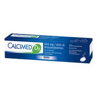 Calcimed D3 600mg/400 I.E., 20 st, Hermes Arzneimittel GmbH