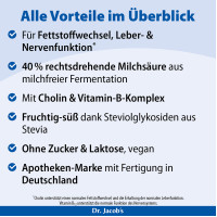 Dr. Jacob's LactaCholin Milchs&auml;ure Vitamin-B-Komplex Cholin, 100 ml, Dr. Jacob's Medical GmbH