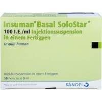 Insuman Basal 100 I.E./ml SoloStar Fertigpen, 10x3 ml, Emra-Med Arzneimittel GmbH
