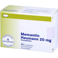 Memantin Heumann 20mg Filmtabletten, 42 Stk., Heumann Pharma GmbH & Co. Generica KG