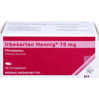 Irbesartan Hennig 75 mg Filmtabletten, 98 st, Hennig Arzneimittel GmbH & Co. KG