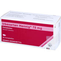 Irbesartan Hennig 75 mg Filmtabletten, 98 st, Hennig Arzneimittel GmbH & Co. KG
