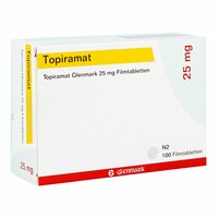 Topiramat Glenmark 25mg Filmtabletten, 100 Stk., Glenmark Arzneimittel GmbH