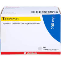 Topiramat Glenmark 200mg Filmtabletten, 100 Stk., Glenmark Arzneimittel GmbH