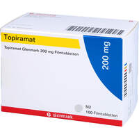 Topiramat Glenmark 200mg Filmtabletten, 100 Stk., Glenmark Arzneimittel GmbH
