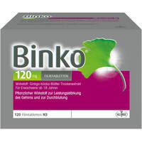 BINKO 120 mg Filmtabletten, 120 Stk., Klinge Pharma GmbH