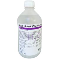 Aqua bidest, 6x1000 ml, Serag-Wiessner GmbH & Co. KG