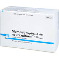 MEMANTINHYDROCHLORID-NEURAXPHARM 10 MG/ML, 100 ml, neuraxpharm Arzneimittel GmbH