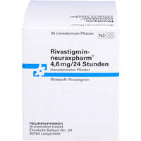 Rivastigmin-neuraxpharm 4.6 mg/24Std trans.Pflast., 90 st, neuraxpharm Arzneimittel GmbH