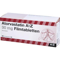 Atorvastatin AbZ 30mg Filmtabletten, 50 Stk., Abz Pharma GmbH
