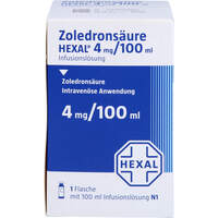 Zoledronsäure HEXAL 4mg/100ml Infusionslösung, 1 st, HEXAL AG