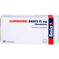 Clopidogrel Basics 75mg Filmtabletten, 30 Stk., Basics GmbH