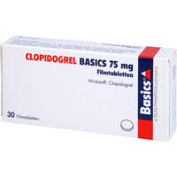 Clopidogrel Basics 75mg Filmtabletten, 30 Stk., Basics GmbH