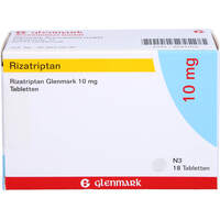 Rizatriptan Glenmark 10 mg Tabletten, 18 st, Glenmark Arzneimittel GmbH