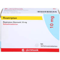 Rizatriptan Glenmark 10 mg Schmelztabletten, 18 st, Glenmark Arzneimittel GmbH