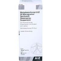 Mometasonfuroat AbZ 50ug/Spr&uuml;hsto&szlig; Nasenspr.Susp., 10 g, Abz Pharma GmbH