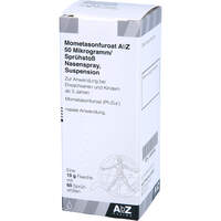 Mometasonfuroat AbZ 50ug/Spr&uuml;hsto&szlig; Nasenspr.Susp., 10 g, Abz Pharma GmbH