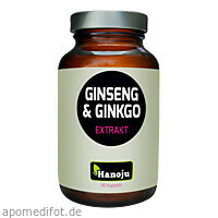 GINSENG 300 mg+Ginkgo 200 mg Kapseln, 60 Stk., shanab pharma e.U.