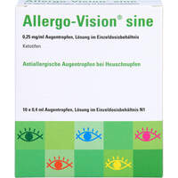 Allergo-Vision sine 0.25 mg/ml AT im Einzeldos.beh, 10x0,4 ml, Omnivision GmbH