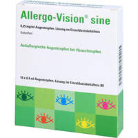 Allergo-Vision sine 0.25 mg/ml AT im Einzeldos.beh, 10x0,4 ml, Omnivision GmbH