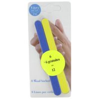VITRY Holznagelfeil 12cm 6er Set+6 kostenl Nagelp, 1 p, Vitry Freres Sa
