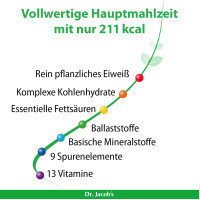 Dr. Jacob's AminoBase Di&auml;t Protein Fasten Kur vegan, 345 g, Dr. Jacob's Medical GmbH