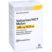Valsartan/HCT Mylan 160mg/12.5mg Filmtabletten, 56 Stk., Viatris Healthcare GmbH