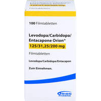 Levodopa Carbidopa Entacapone Orion 125/31.25/200, 100 st, ORION Pharma GmbH