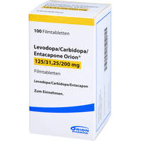 Levodopa Carbidopa Entacapone Orion 125/31.25/200, 100 st, ORION Pharma GmbH