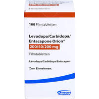 Levodopa Carbidopa Entacapone Orion 200/50/200, 100 Stk., ORION Pharma GmbH