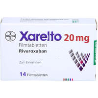 Xarelto 20mg Filmtabletten, 14 Stk., Eurimpharm Arzneimittel GmbH