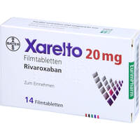 Xarelto 20mg Filmtabletten, 14 Stk., Eurimpharm Arzneimittel GmbH