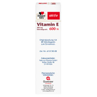 Doppelherz Vitamin E 600 N, 80 st, Queisser Pharma GmbH & Co. KG