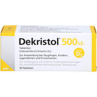 Dekristol 500 I.E. Tabletten, 50 Stk., Mibe GmbH Arzneimittel