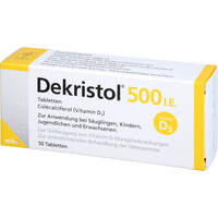 Dekristol 500 I.E. Tabletten, 50 Stk., Mibe GmbH Arzneimittel