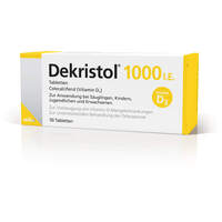 Dekristol 1000 I.E. Tabletten, 50 Stk., Mibe GmbH Arzneimittel